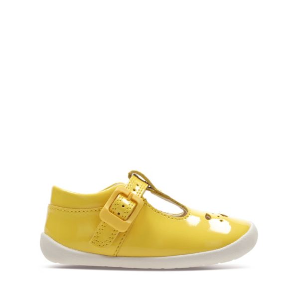Clarks Girls Roamer Star Toddler Casual Shoes Yellow | USA-2605784